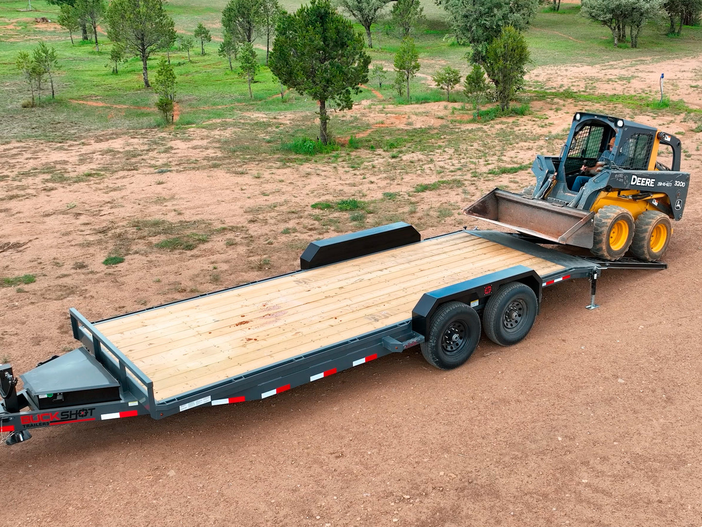 Buckshot Gauge Bumper Pull Equipment Trailer