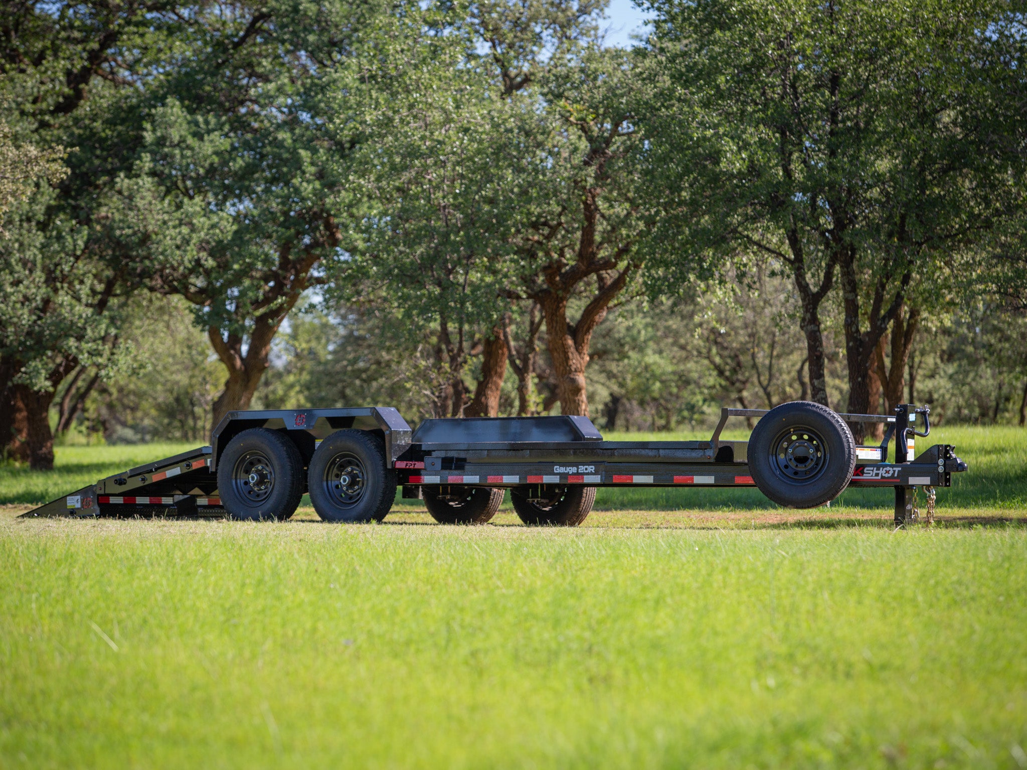 Buckshot Gauge Bumper Pull Equipment Trailer