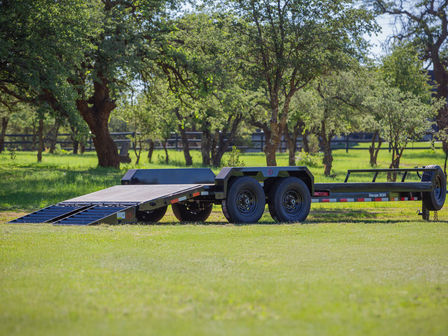 Buckshot Gauge Bumper Pull Equipment Trailer