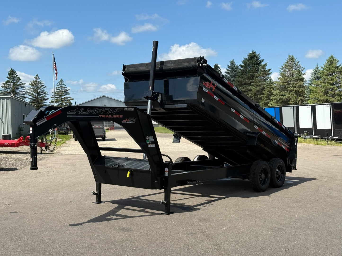 Horizon HZX Gooseneck Dump Trailer - Stryker Dealership Group