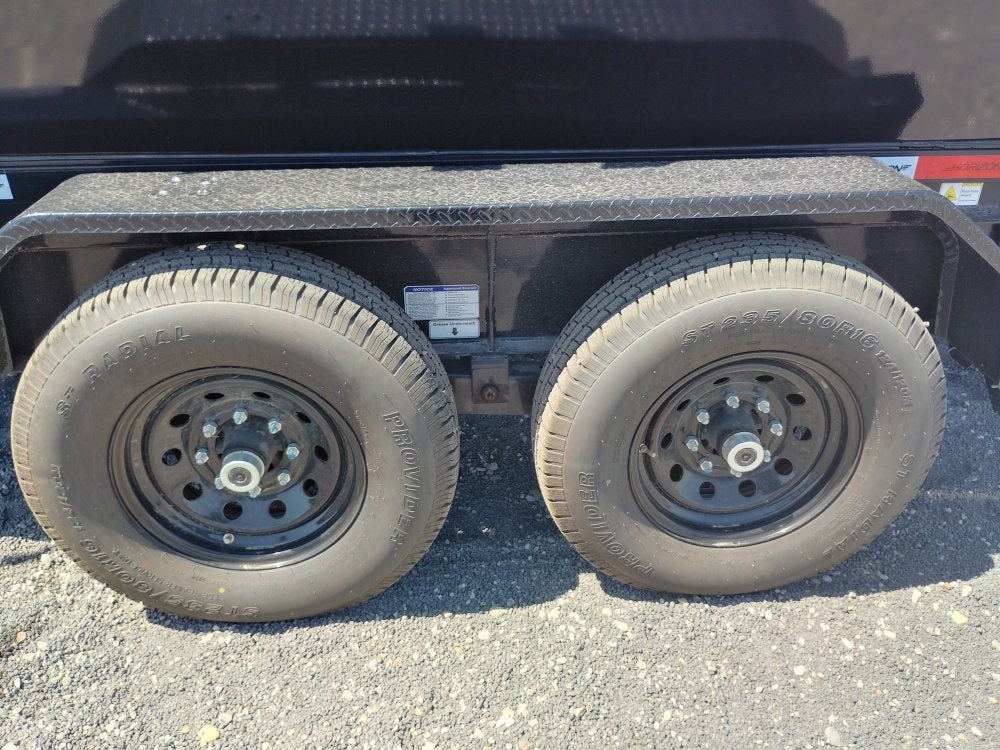 Horizon 14' RDZ BP Roll off Bundle (2) 7k Axles + 3 Bins w/ 4' Walls - Roll Off Packages - RO 14' Bumper Pull - TrailerSwap