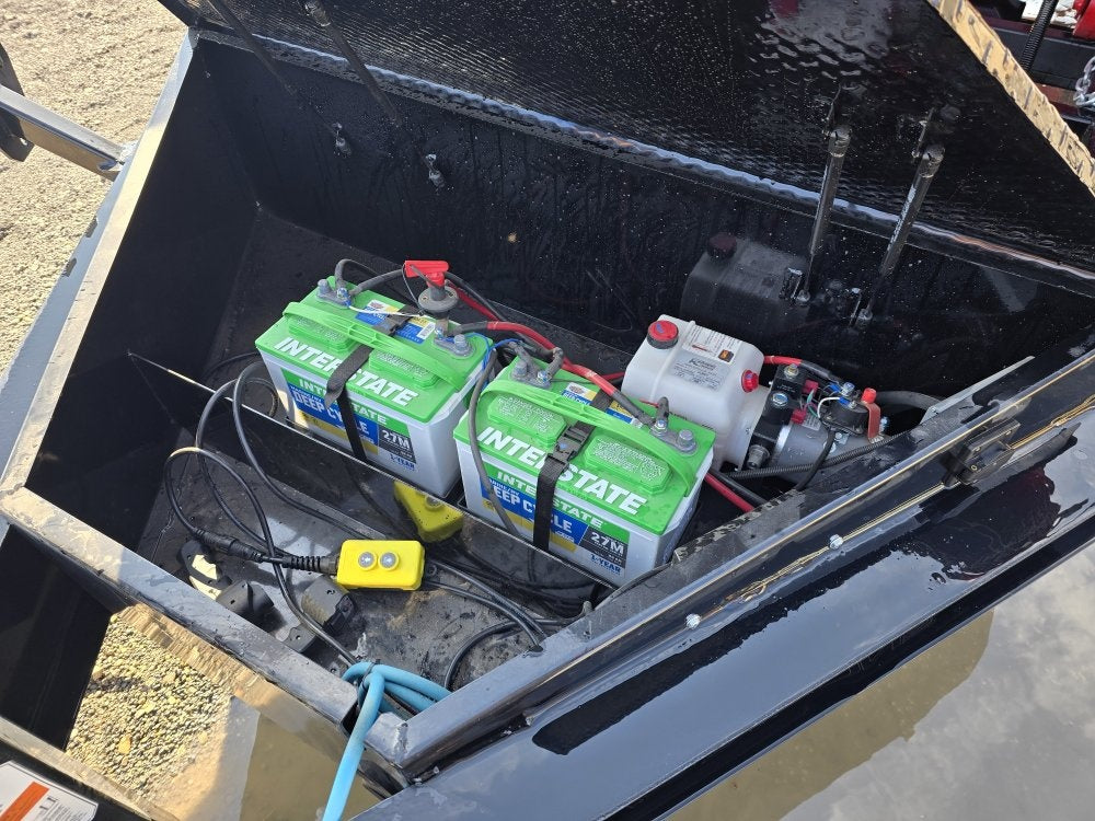 Horizon 14' RDZ BP Roll off Bundle (2) 7k Axles + 2 Bins w/ 4' Walls - Roll Off Packages/RO 14' Bumper Pull - Stryker Dealership Group