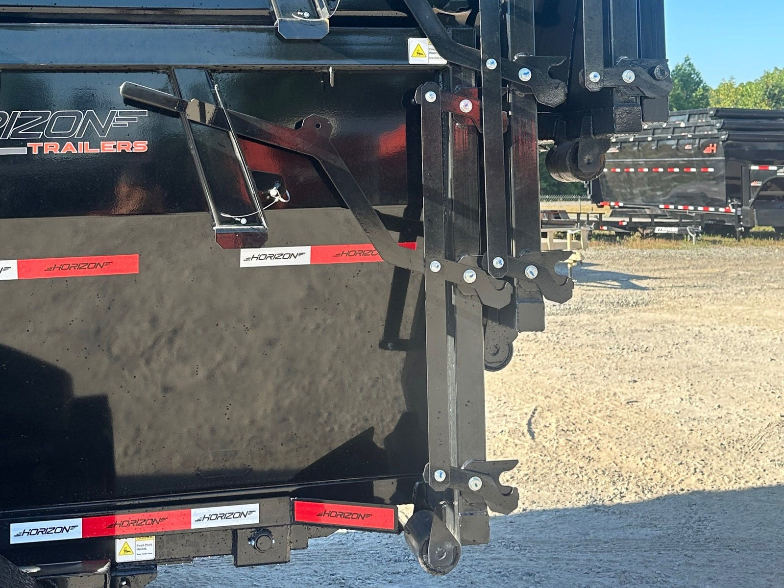 Horizon 14' RDZ BP Roll off Bundle (2) 7k Axles + 3 Bins w/ 4' Walls HZN14BP7K4FTEDZ3BLKMI - Ghost ROP - Stryker Dealership Group