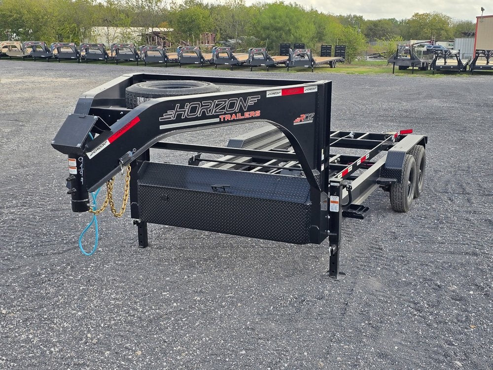 Horizon 14' RDZ GN Roll Off Base 2 - 7k Axles - Roll Off Base Trailer - RO 14' Gooseneck - TrailerSwap