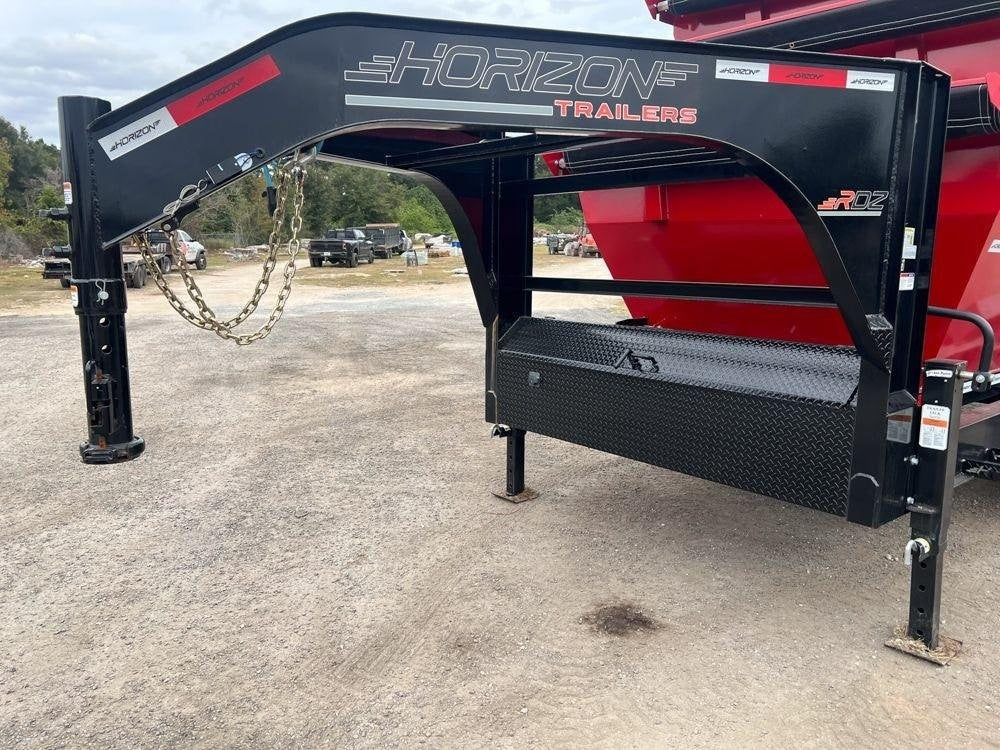 Horizon 14' RDZ GN Roll off Bundle (2) 7k Axles + 1 Bins w/ 4' Walls - Roll Off Packages - RO 14' Gooseneck - TrailerSwap