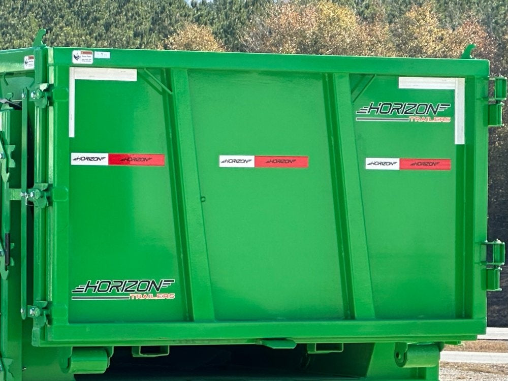 Horizon 14' RDZ GN Roll off Bundle (2) 7k Axles + 1 Bins w/ 4' Walls - Roll Off Packages/RO 14' Gooseneck - Stryker Dealership Group