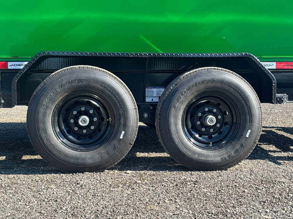 Horizon 14' RDZ GN Roll off Bundle (2) 7k Axles + 1 Bins w/ 4' Walls - Roll Off Packages/RO 14' Gooseneck - Stryker Dealership Group
