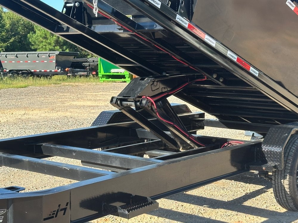 Horizon 14' RDZ GN Roll off Bundle (2) 7k Axles + 2 Bins w/ 4' Walls - Roll Off Packages/RO 14' Gooseneck - Stryker Dealership Group