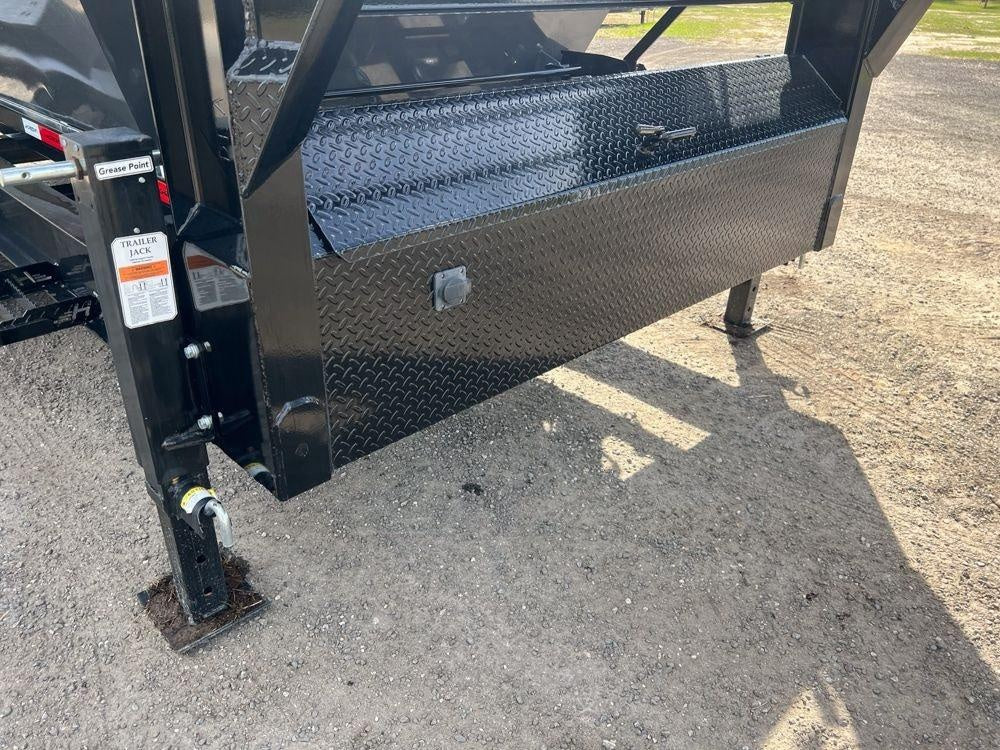 Horizon 14' RDZ GN Roll off Bundle (2) 7k Axles + 3 Bins w/ 4' Walls HZN14GN7K4FTEDZ3GrayAL - Ghost ROP - Stryker Dealership Group