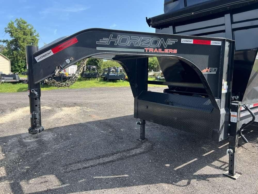 Horizon 16' HRD GN Roll off Bundle (2) 10k Axles + 2 Bins w/ 6' Walls HZN16GN10K6FTEDZ3BLKAL - Ghost ROP - Stryker Dealership Group