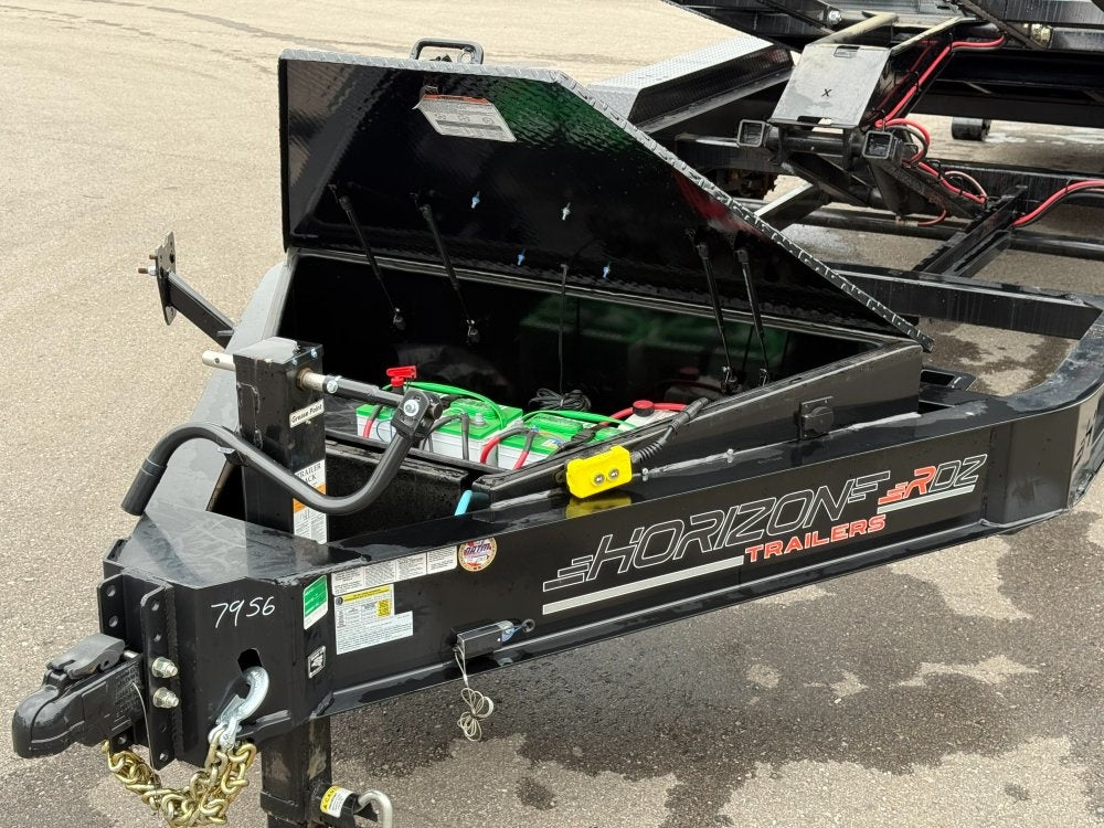 Horizon 16' RDZ BP Roll off Bundle (2) 7k Axles + 3 Bins w/ 4' Walls - Roll Off Packages - RO 16' Bumper Pull - TrailerSwap