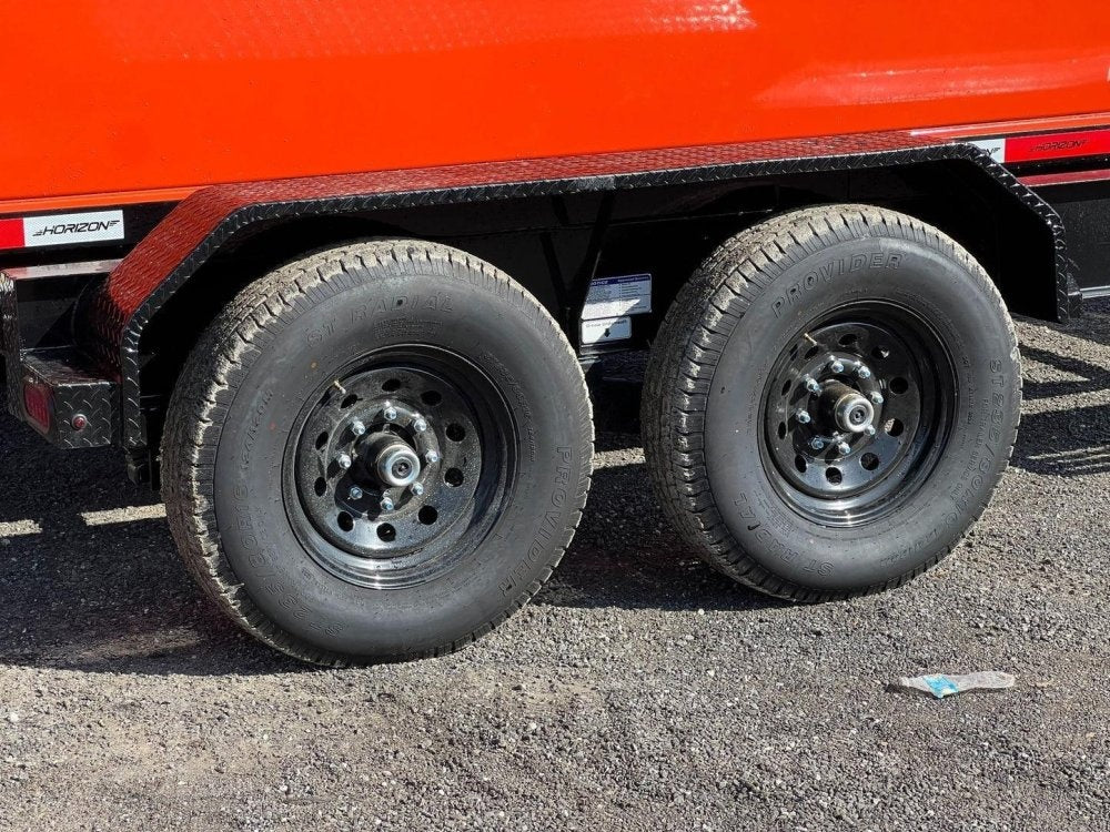 Horizon 16' RDZ BP Roll off Bundle (2) 7k Axles + 2 Bins w/ 6' Walls - Roll Off Packages/RO 16' Gooseneck - Stryker Dealership Group