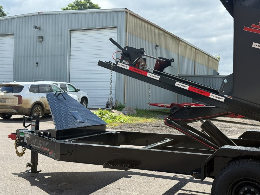 Horizon 16' RDZ BP Roll off Bundle (2) 7k Axles + 3 Bins w/ 4' Walls - Roll Off Packages/RO 16' Bumper Pull - Stryker Dealership Group