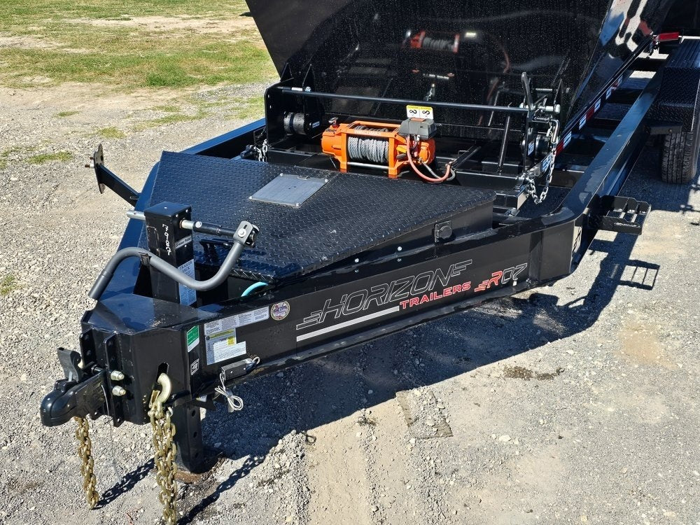 Horizon 16' RDZ BP Roll off Bundle (2) 7k Axles + Bin 4' Walls - Roll Off Packages - RO 16' Bumper Pull - Stryker Dealership Group