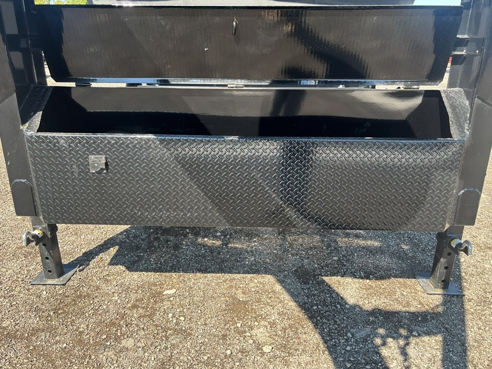 Horizon 16' RDZ GN Roll off Bundle (2) 7k Axles + 2 Bin w/ 4' Walls - Roll Off Packages - RO 16' Gooseneck - TrailerSwap