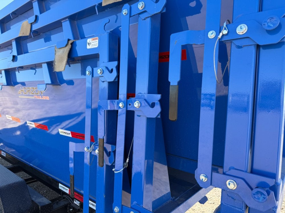 Horizon 16' RDZ GN Roll off Bundle (2) 7k Axles + 3 Bins w/ 4' Walls - Roll Off Packages - RO 16' Gooseneck - TrailerSwap