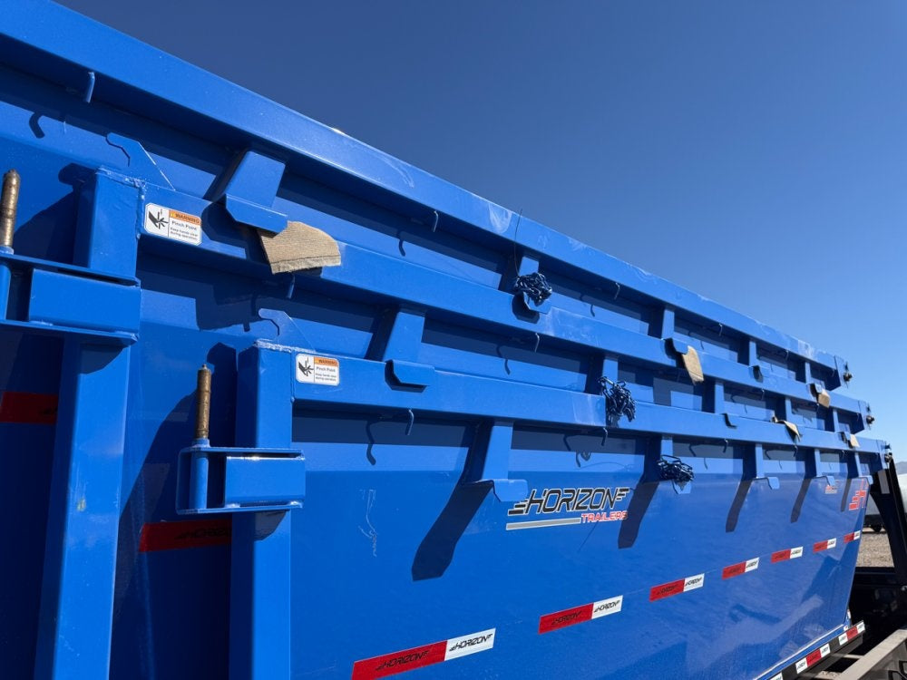 Horizon 16' RDZ GN Roll off Bundle (2) 7k Axles + 3 Bins w/ 4' Walls - Roll Off Packages - RO 16' Gooseneck - TrailerSwap