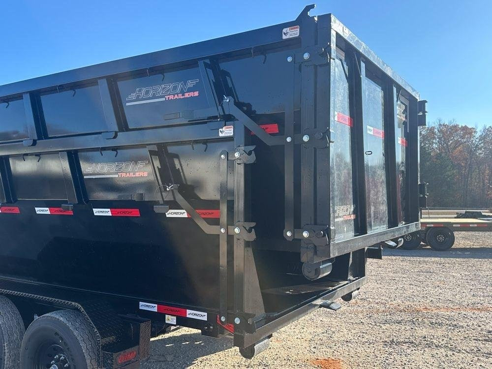 Horizon 16' RDZ GN Roll off Bundle (2) 7k Axles + 1 Bin w/ 4' Walls - Roll Off Packages/RO 16' Gooseneck - Stryker Dealership Group