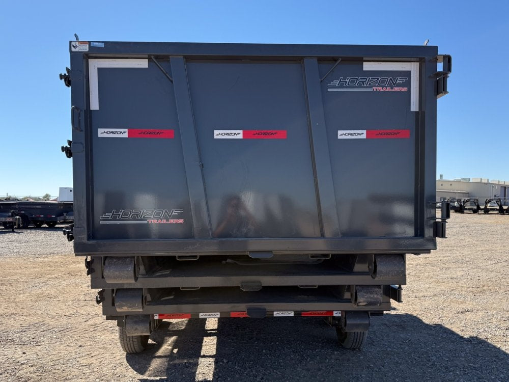 Horizon 16' RDZ GN Roll off Bundle (2) 7k Axles + 3 Bins w/ 4' Walls - Roll Off Packages/RO 16' Gooseneck - Stryker Dealership Group