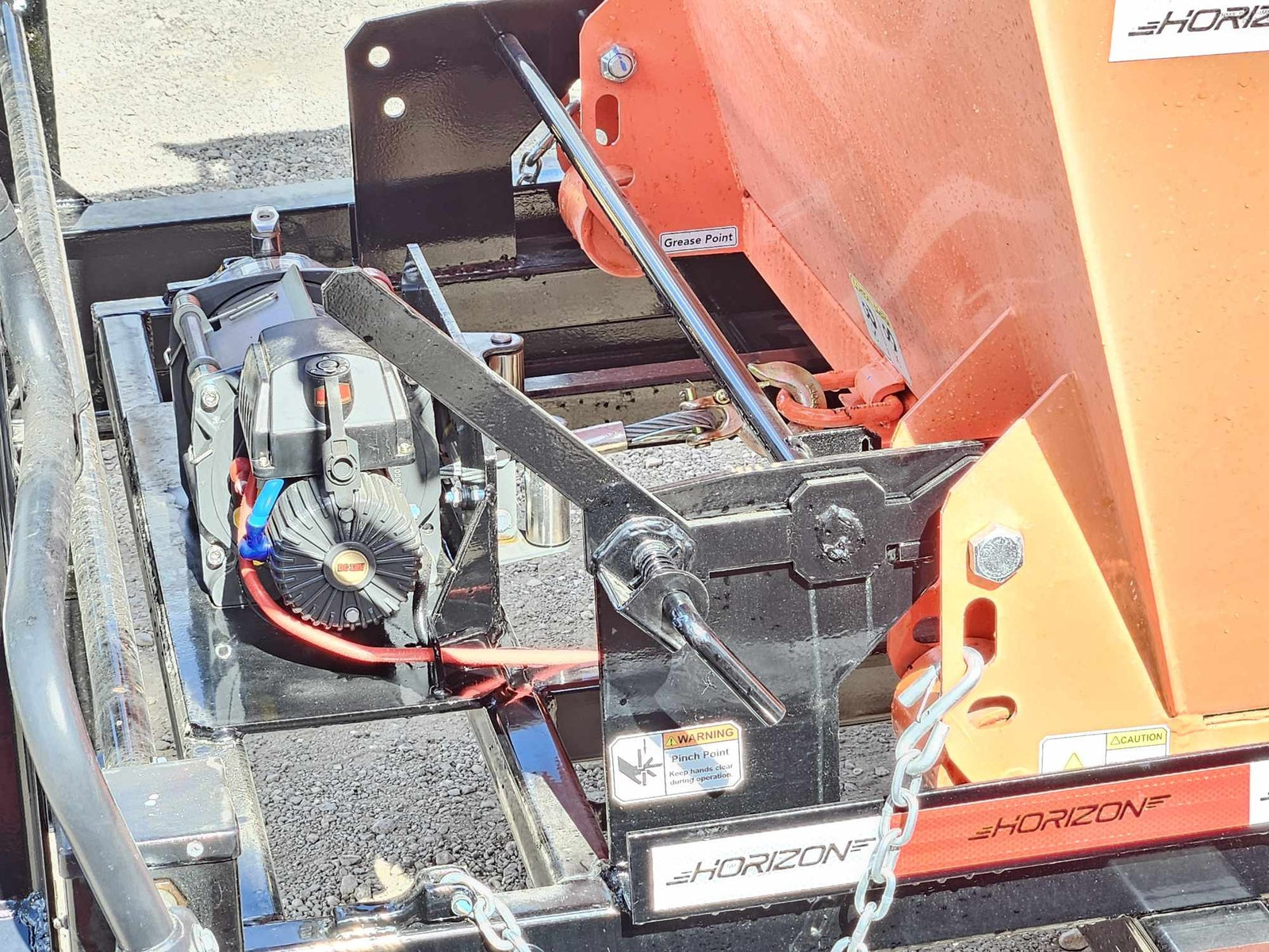 Horizon 16' RDZ GN Roll off Bundle (2) 8k Axles + 3 Bins w/ 4' Walls HZN16GN8K4FTEDZ3ORANGEAL - Ghost ROP - Stryker Dealership Group