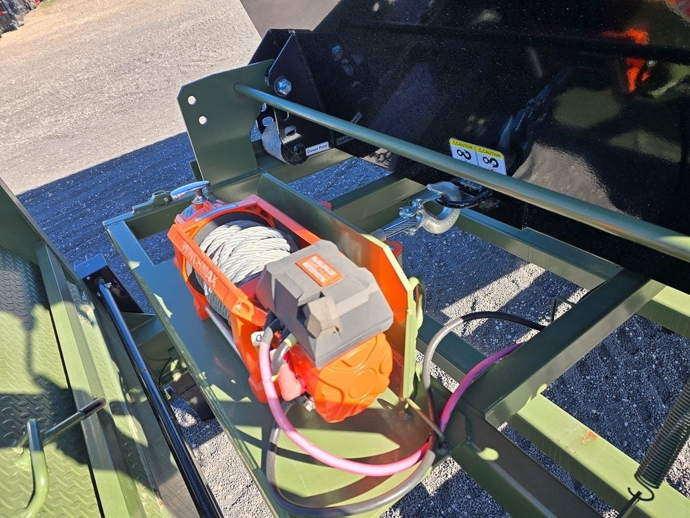 Horizon 16' RDZ GN Roll off Bundle (2) 8k Axles + Bin 6' Walls - Roll Off Packages - RO 16' Gooseneck - Stryker Dealership Group