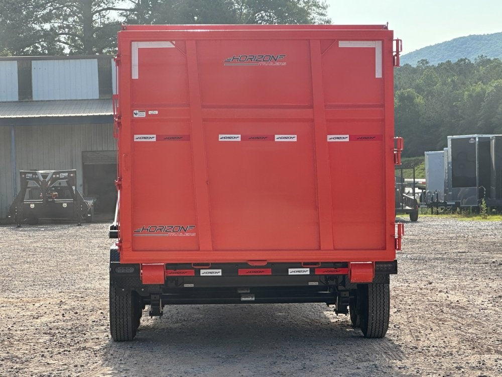 Horizon 16' RDZ GN Roll off Bundle (2) 8k Axles + Bin 6' Walls - Roll Off Packages - RO 16' Gooseneck - Stryker Dealership Group