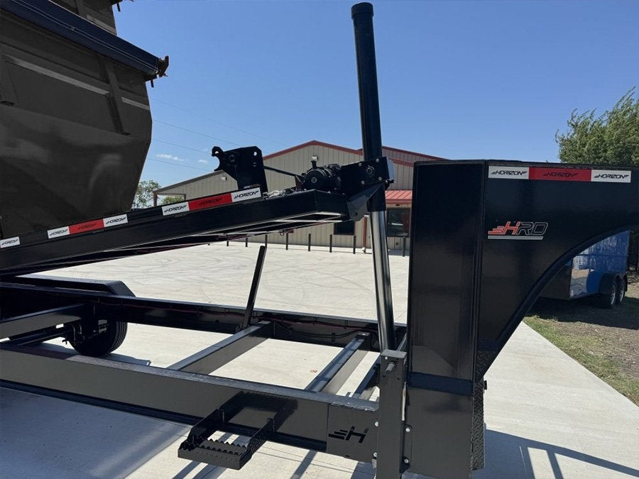 Horizon 20' HRD GN Roll off Bundle (2) 10k Axles + 2 Bins w/ 6' Walls - Roll Off Packages - RO 20' Gooseneck - TrailerSwap