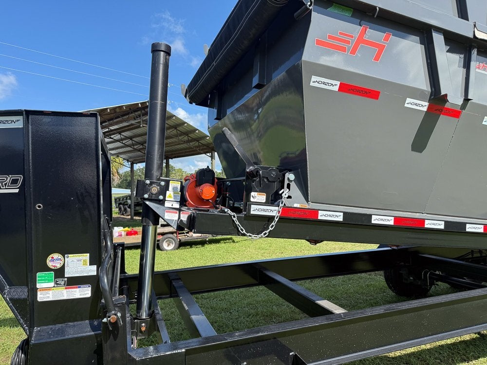 Horizon 20' HRD GN Roll off Bundle (2) 10k Axles + 3 Bins w/ 4' Walls - Roll Off Packages - RO 20' Gooseneck - TrailerSwap