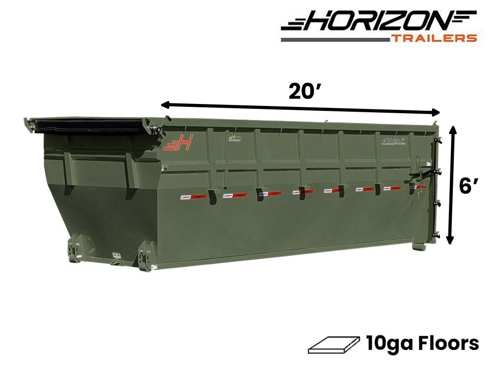 Horizon HDZ Roll Off Bin - Roll Off Bin - TrailerSwap