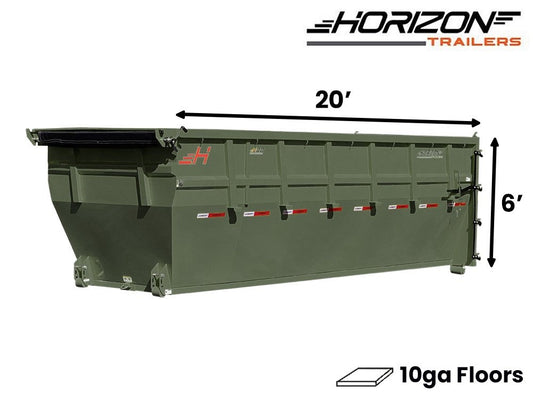 Horizon HDZ Roll Off Bin - Roll Off Bin - TrailerSwap