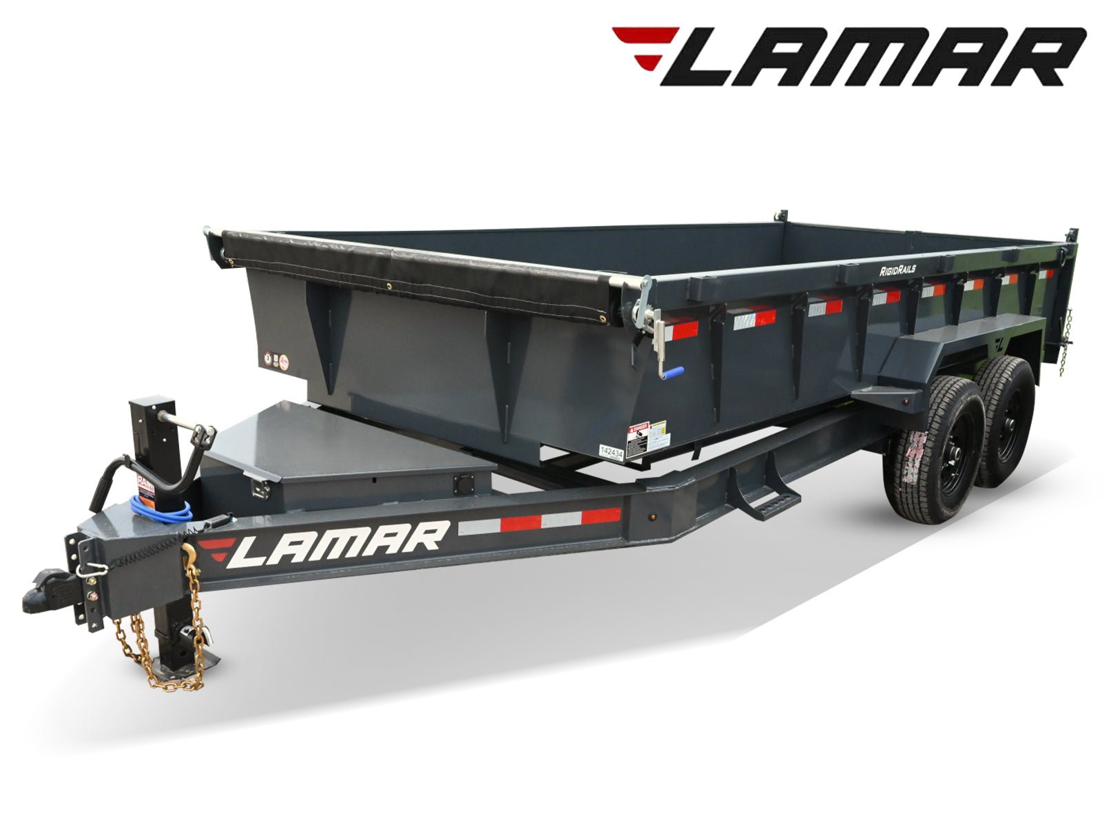 Lamar DL Low Profile Bumper Pull Dump Trailer