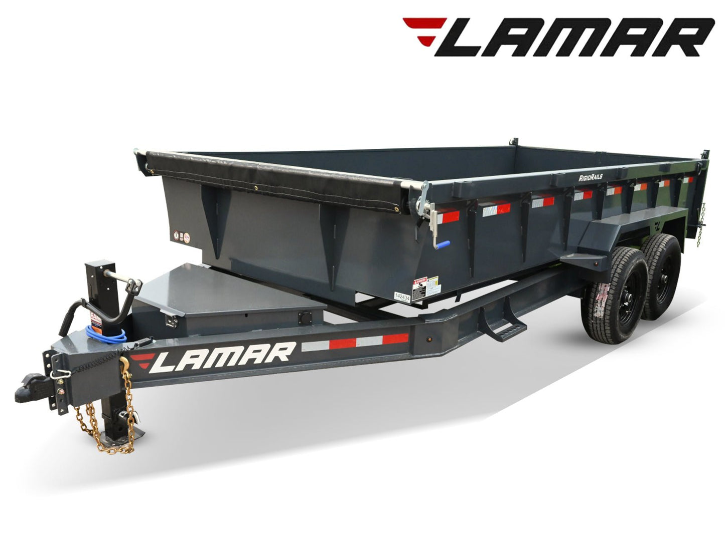 Lamar DL Low Profile Bumper Pull Dump Trailer