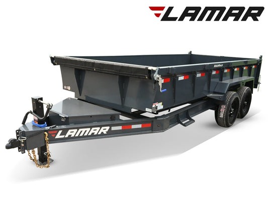 Lamar DL Low Profile Bumper Pull Dump Trailer
