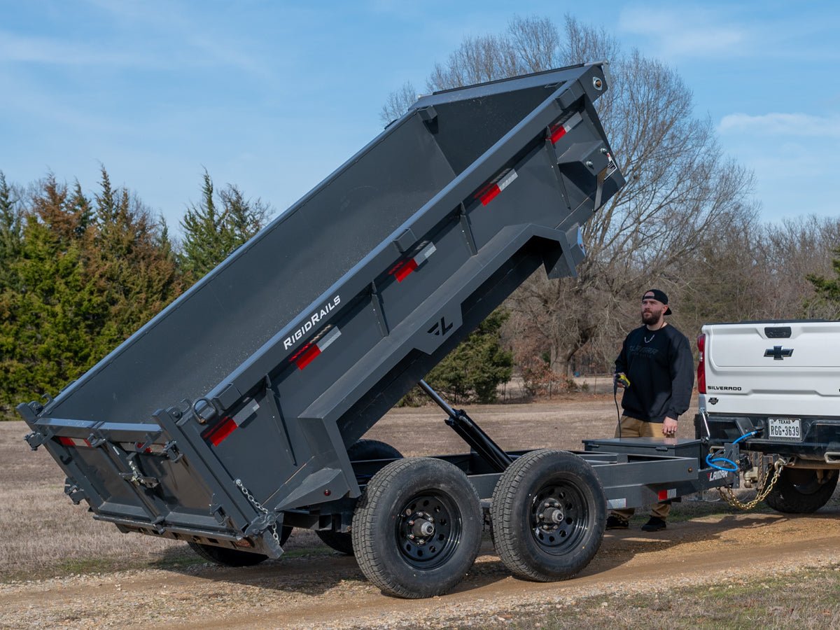 Lamar DS Mini Bumper Pull Dump Trailer - Stryker Dealership Group