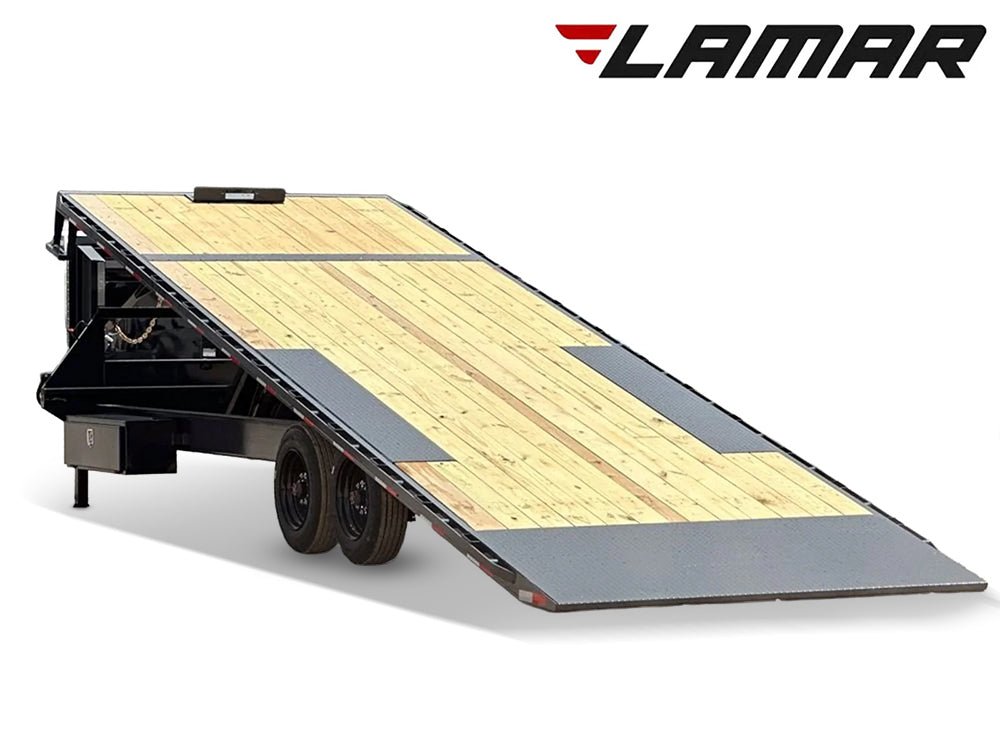 Lamar FA Gooseneck Deckover Full Tilt Trailer