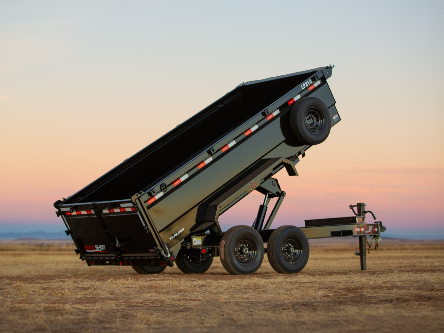 Buckshot LP Bumper Pull Dump Trailer