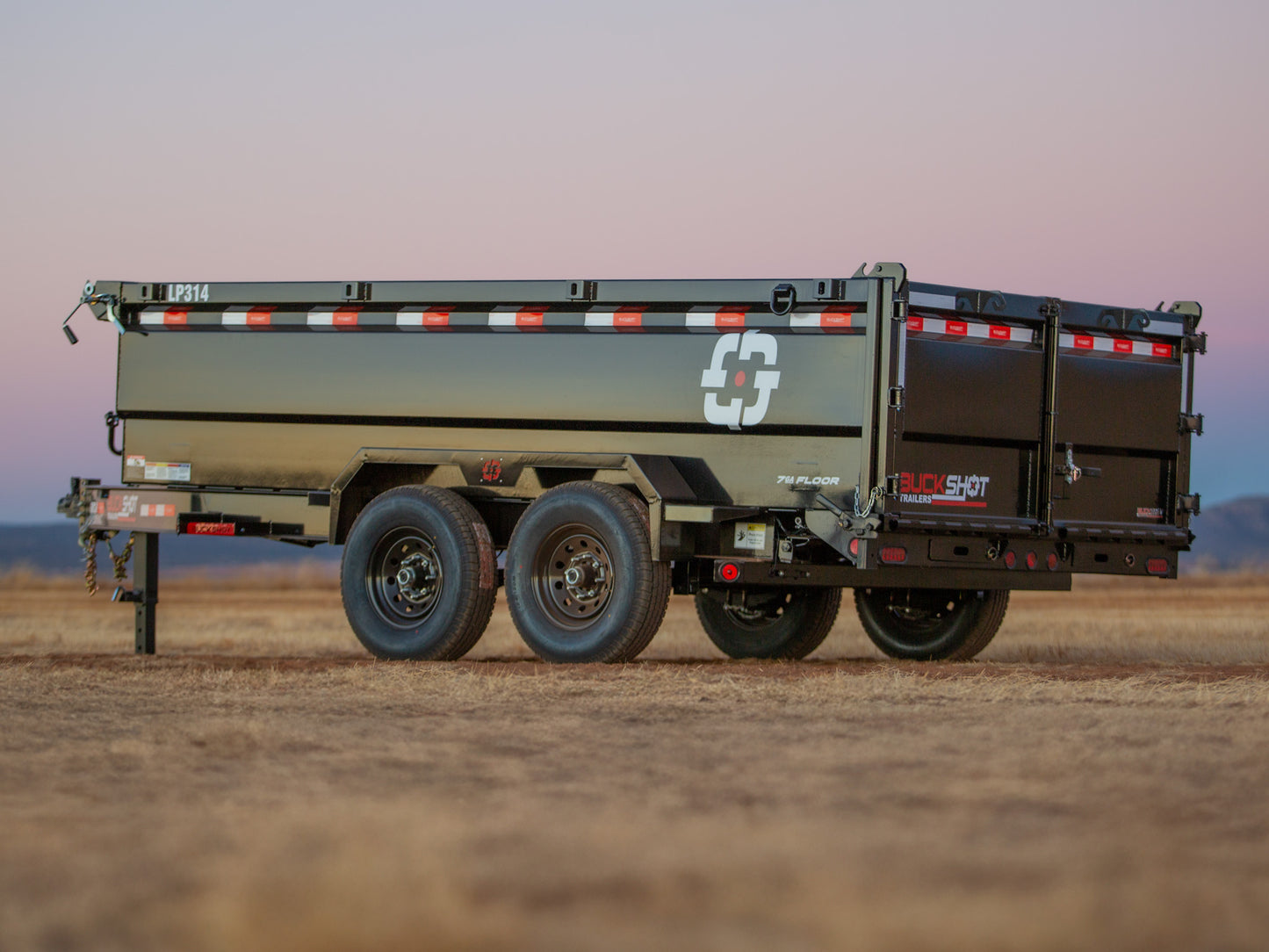 Buckshot LP Bumper Pull Dump Trailer