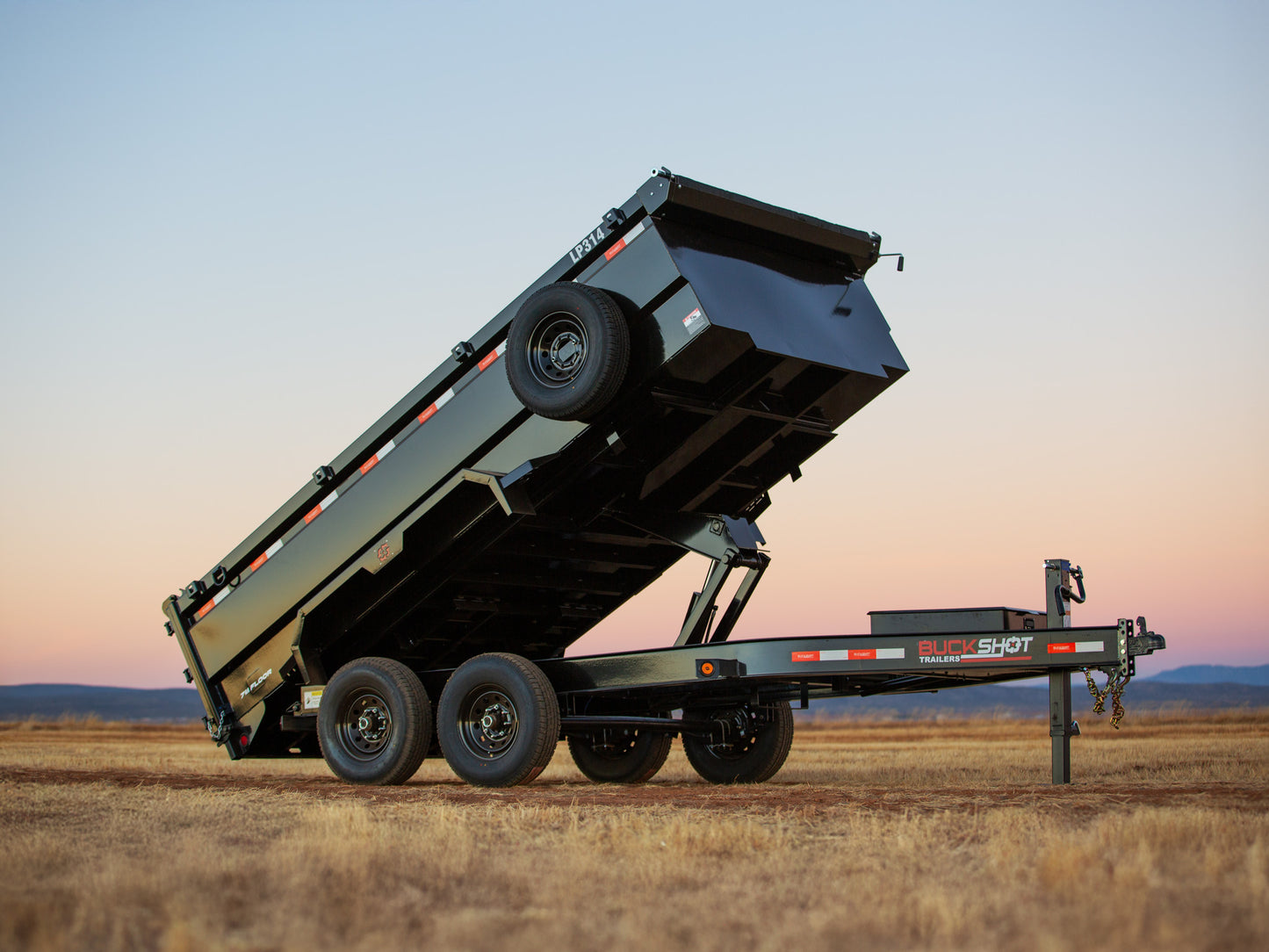 Buckshot LP Bumper Pull Dump Trailer