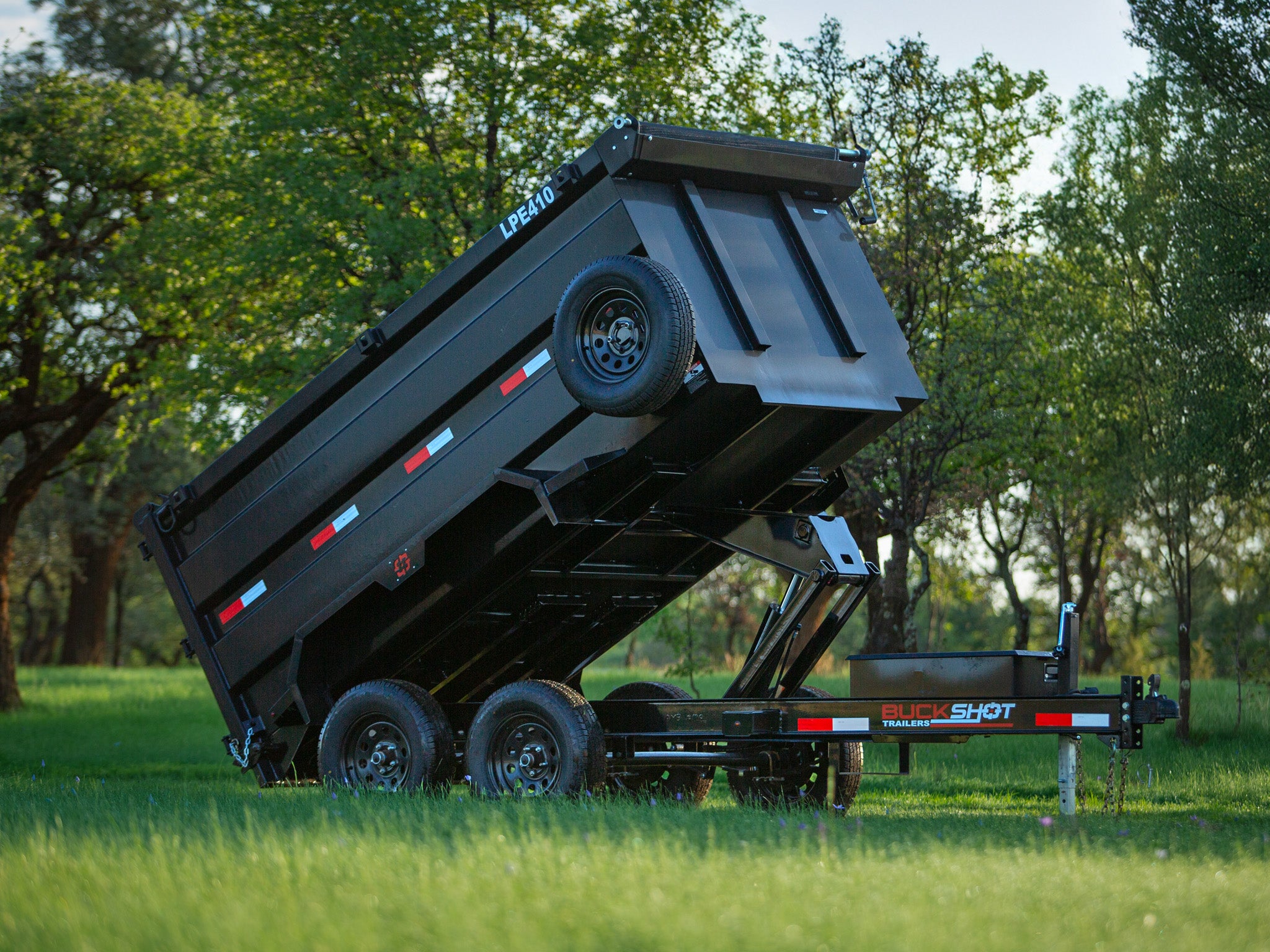 Buckshot LPE Bumper Pull Dump Trailer