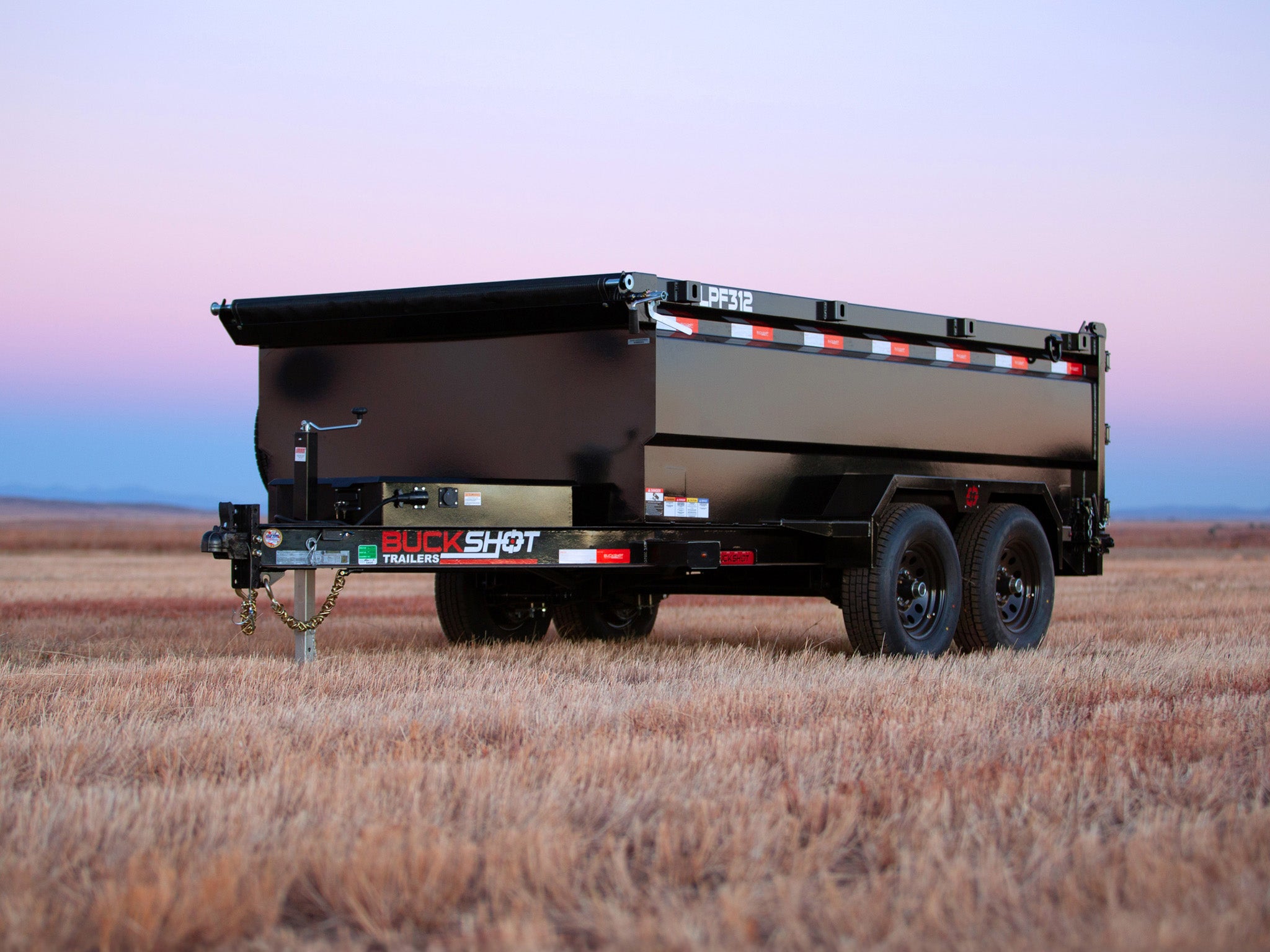 Buckshot LPF Bumper Pull Dump Trailer