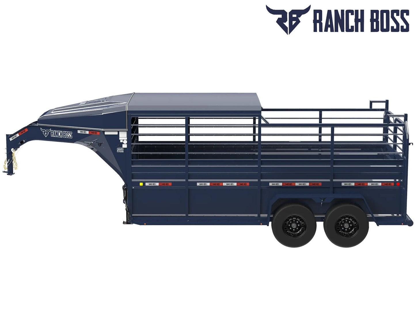 Ranch Boss 1/2 Top Gooseneck Livestock Trailer