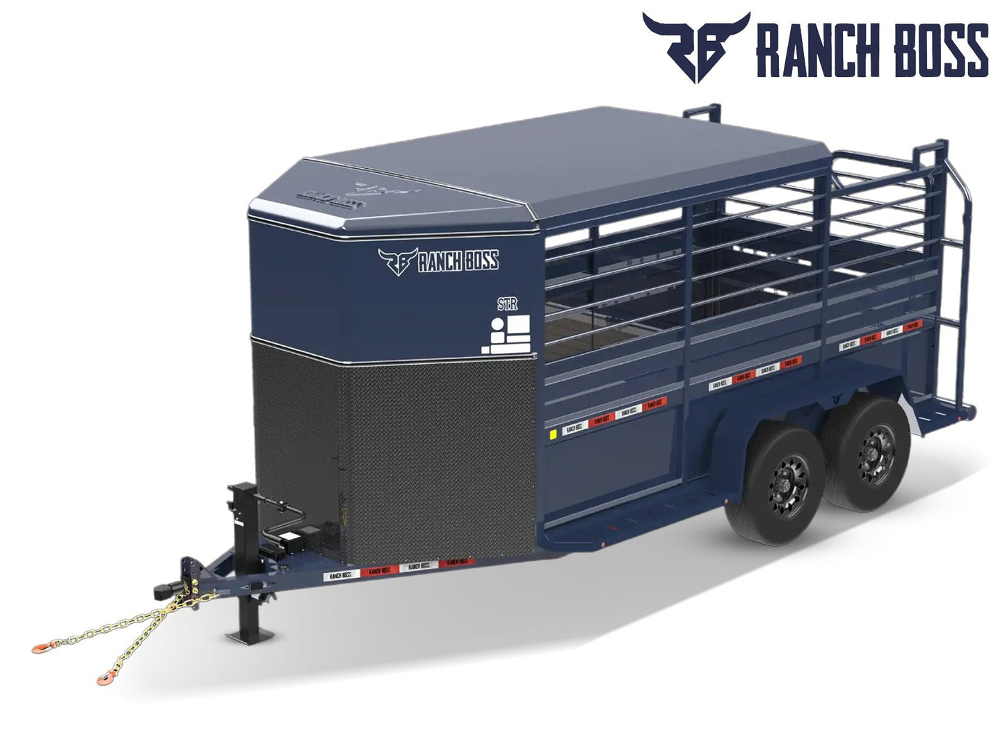 Ranch Boss 3/4 Top Bumper Pull Livestock Trailer