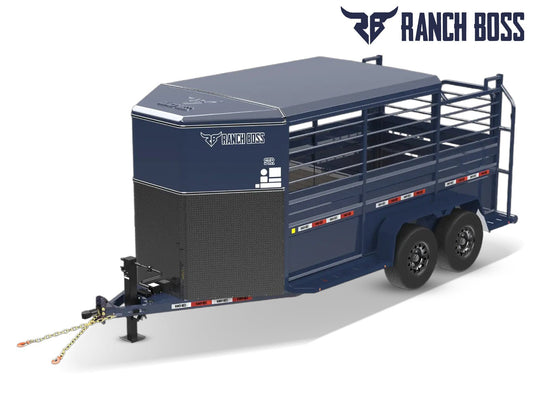 Ranch Boss 3/4 Top Bumper Pull Livestock Trailer