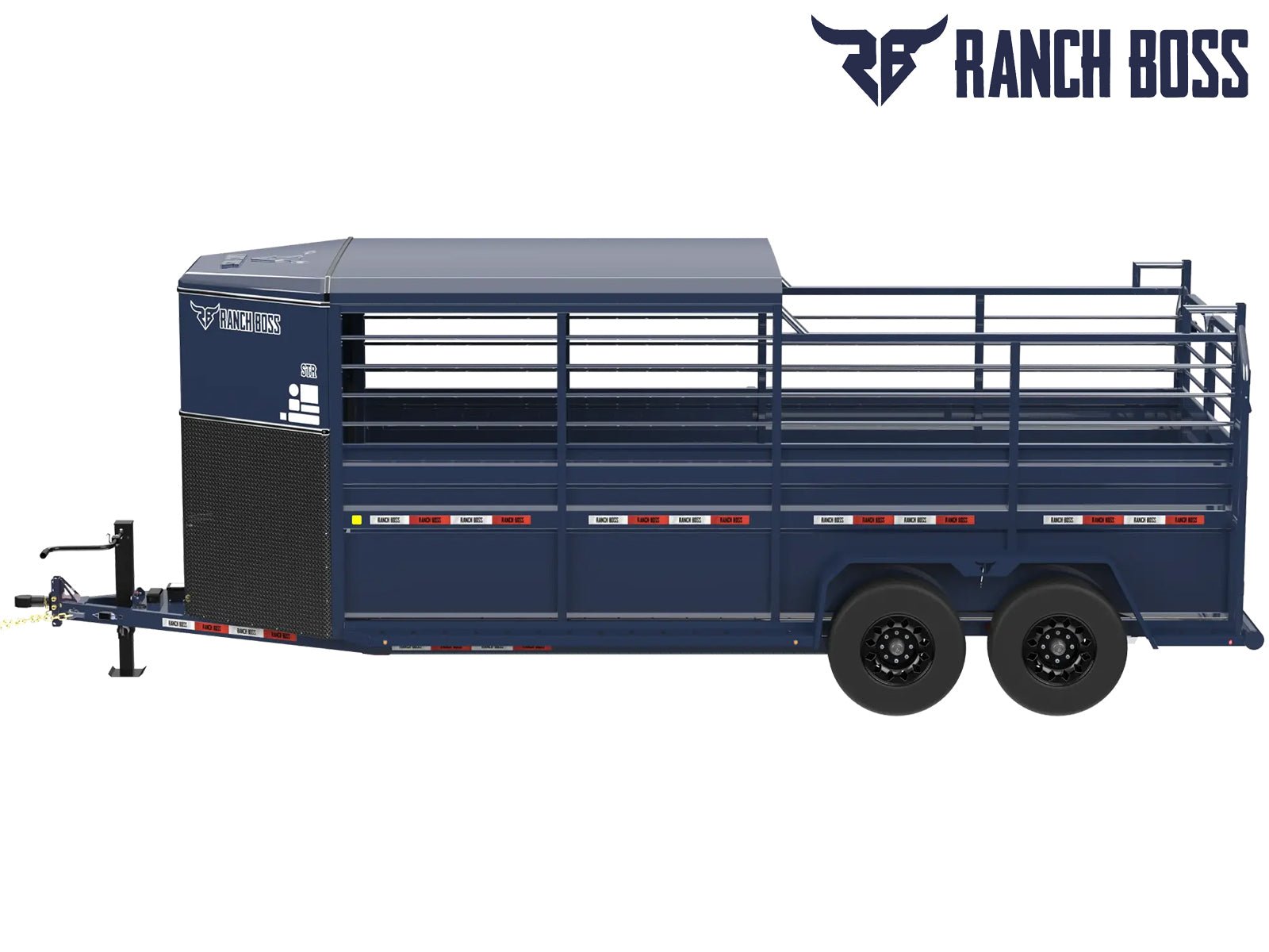 Ranch Boss 3/4 Top Bumper Pull Livestock Trailer