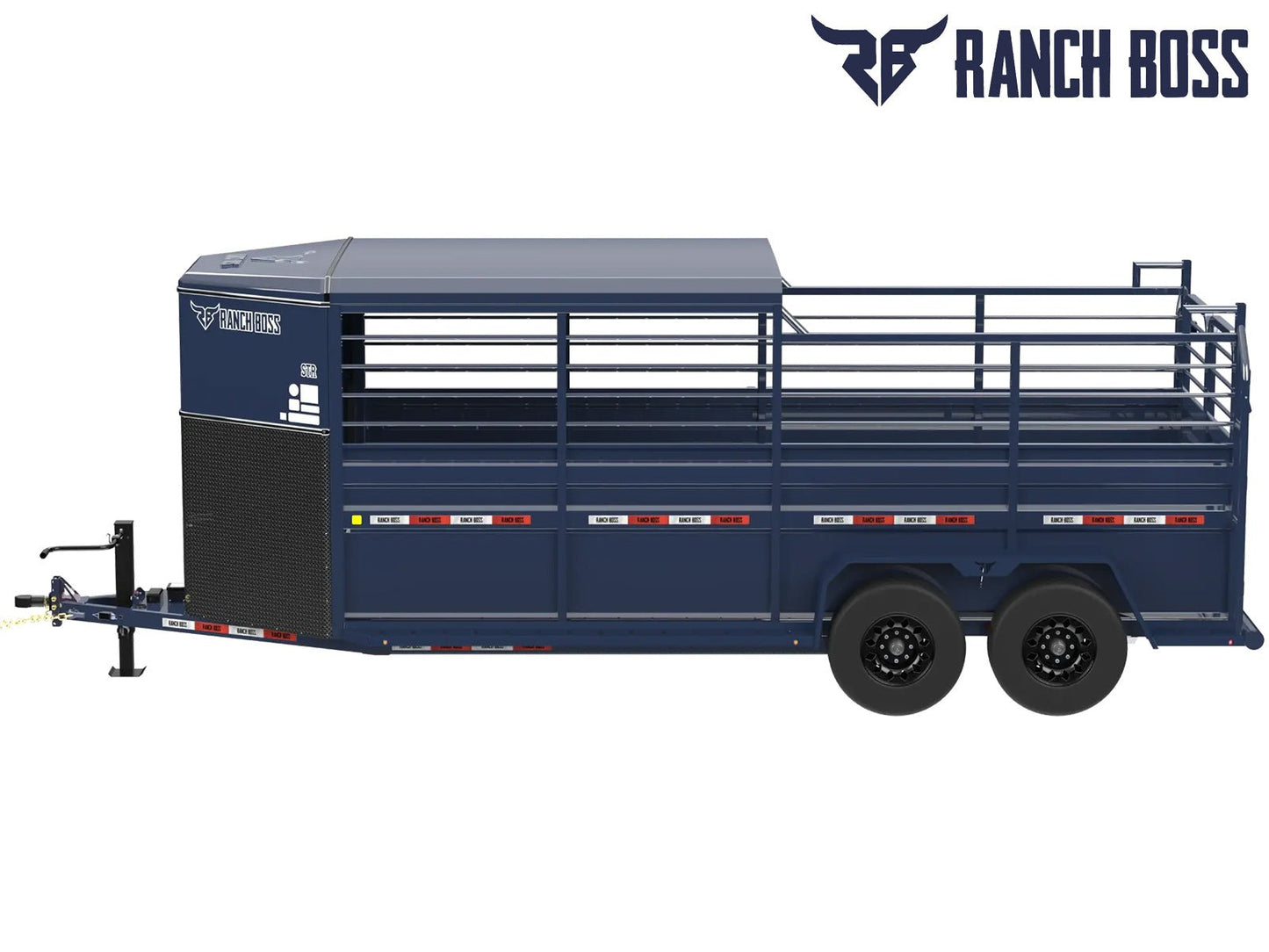 Ranch Boss 3/4 Top Bumper Pull Livestock Trailer