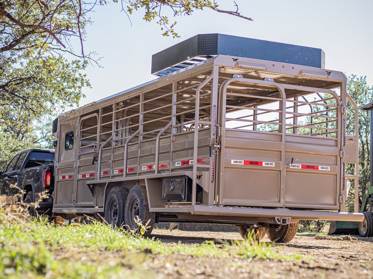 Ranch Boss Full Top Gooseneck Livestock Trailer - Stryker Dealership Group