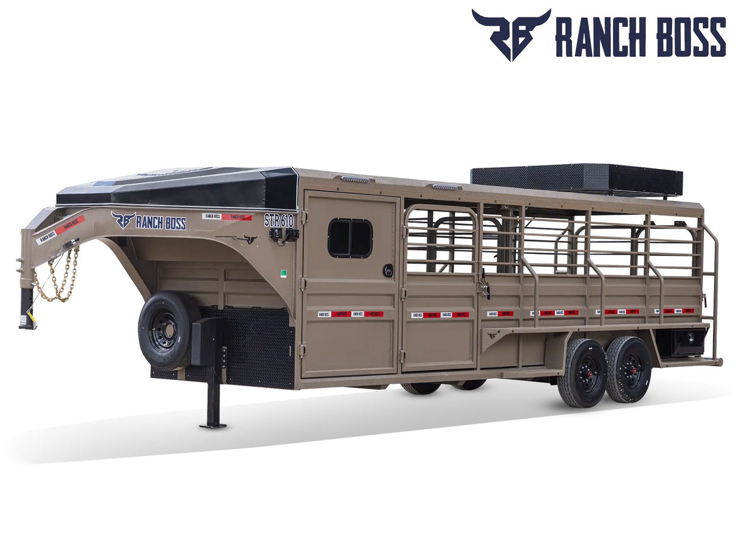 Ranch Boss Full Top Gooseneck Livestock Trailer - Stryker Dealership Group