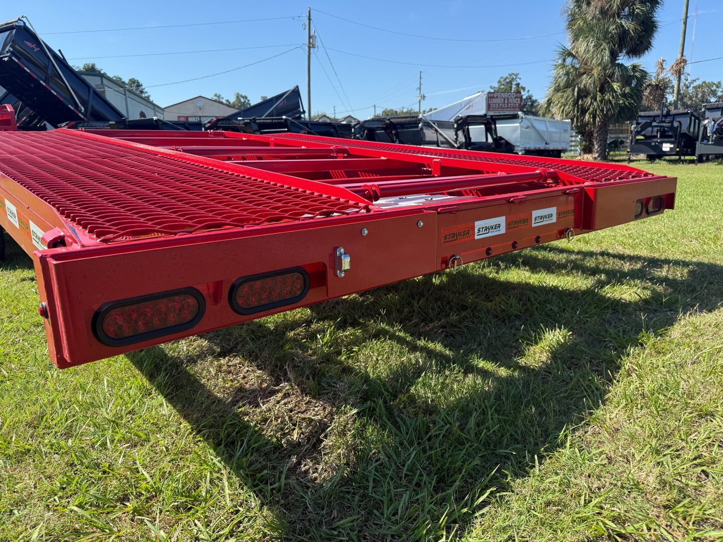Stryker 44' Mesh Deck Truck and Van Trailer (3) 7k Axles 14ply Tires w/winch - Stryker Dealership Group