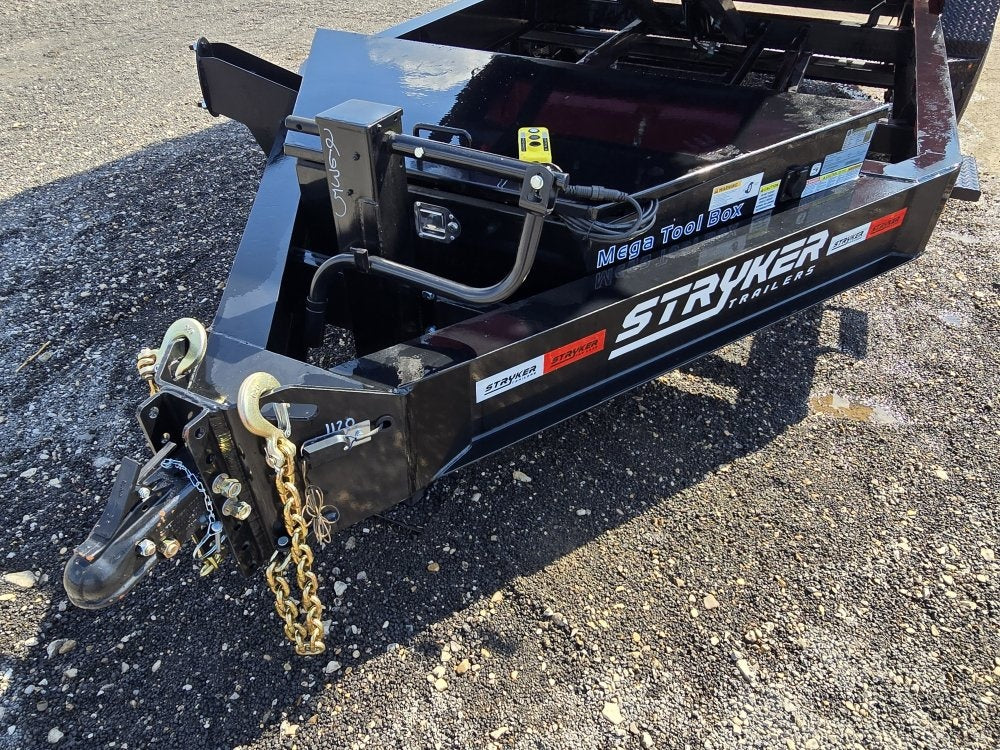 Stryker 14' BP Roll off Bundle (2) 7k Axles + 1 Bin w/ 4' Walls - Roll Off Packages - RO 14' Bumper Pull - TrailerSwap