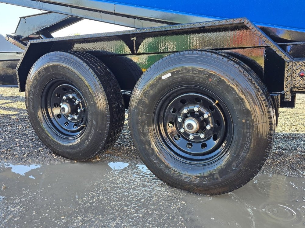 Stryker 14' BP Roll off Bundle (2) 7k Axles + 1 Bin w/ 4' Walls - Roll Off Packages - RO 14' Bumper Pull - TrailerSwap